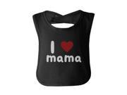 I Love Mama Cute baby Bibs Funny Infant Snap On Bib Great Baby Shower Gift