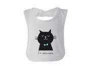I m Adorable Cat Funny Baby Bibs Cute Drooler Bibs Great Baby Shower Gift