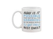 Best Grandkid In The Whole World Ceramic Mug Gifts to Grandfather For Father s Day