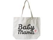 Baby Mama Diaper Canvas Bag Cute Grocery Book Large Bags Gifts For New Moms