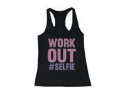 Work Out Selfie Women’s Funny Work Out Tank Top Sleeveless Gym Clothing
