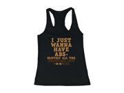 Funny Design Workout Tank Top Absolutely All the Chocolate Chip Cookies
