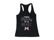 Work Out Tank Top – This Beauty’s a Beast – Cute Workout Tank Gym Shirt