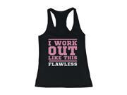 Funny Design Work Out Tank Top I Workout Like This Flawless Gym Clothes