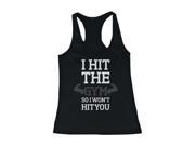I Hit the Gym Women s Funny Workout Tank Top Fitness Sleeveless Gym Tanktop