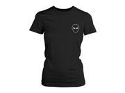Alien Pocket Printed Shirt Trendy Women s Tee Simple Graphic Tshirt