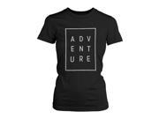 Adventure Women s T shirt Trendy Typographic Tee Cute Short sleeve Shirt