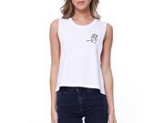No More You In My Heart Pocket Crop Tee Junior Sleeveless Tank Top