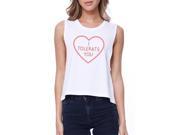 I Tolerate You Crop Tee Cute Tank Top For Girls Back To School Shirt