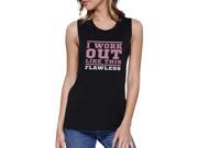 Flawless Work Out Muscle Tee Women s Workout Tank Gym Sleeveless Top