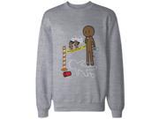 Gingerbread Cookie Investigating Funny Sweatshirt Cute Christmas Pullover Fleece