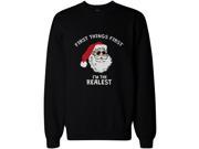 I m the Realest Santa Pullover Sweater – Funny Christmas Graphic Sweatshirt