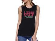 I Work Out Work Out Muscle Tee Women s Workout Tank Sleeveless Top