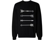 Tribal Arrows Men s Black Graphic Sweatshirt