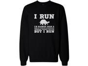 I m Slower than a Turtle Funny Workout Sweatshirt Gym Pullover Fleece Sweater
