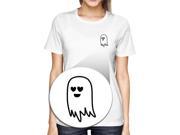 Cute Pocket Ghost T shirt Halloween Tee Cute Shirt For Scary Night