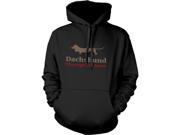 Dachshund through the Snow Funny Christmas Pullover Hoodie Holiday Sweater