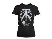 Halloween Pregnant Skeleton Prince Baby X Ray Shirt Maternity Themed Funny Shirt UNISEX 3XLARGE