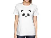 Panda Face T shirt Back To School Tee Cute Ladies Shirt For Zoo