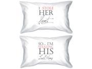 Stealing His Last Name T300 Standard Size 21 x 30 Romantic Couple Pillowcases