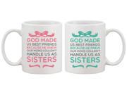Cute Coffee Mugs for Best Friends God Made Us Best Friends BFF gift and accessories