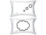 Thinking Cloud 300 Threadcount Standard Size 21 x 30 Matching Couple Pillowcases