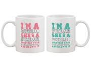 Cute Coffee Mugs for Best Friends Together We re Freaking Weird BFF gift and accessories