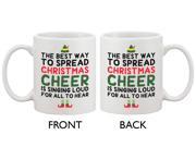 Cute Holiday Coffee Mug The Best Way to Spread Christmas Cheer 11oz Cup