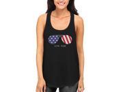 Red White and Blue Collection Live Free Sunglasses Women s Tank Top