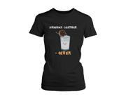 2 Friends 2gether 4ever Oreo and Milk Black Women s Shirt Ladies Graphic Tee Funny Shirt UNISEX SMALL