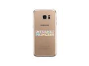Internet Princess Galaxy S7 Phone Case Cute Clear Phone Cover