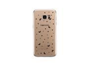Moon And Stars Patten Galaxy S7 Phone Case Cute Clear Phone Cover