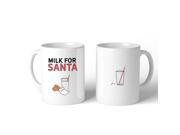 Milk For Santa Mug Christmas Gift Idea Cute Ceramic Mugs