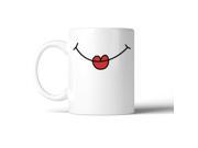 Cartoon Lips Mug Mug Gift Idea For Cat Lover Cute Ceramic Mugs