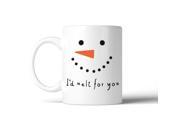 I d Melt For You Mug Snowman Face Mugs Cute Christmas Gift