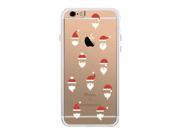 Santa Pattern iPhone 6 6S Phone Case Cute Clear Phonecase