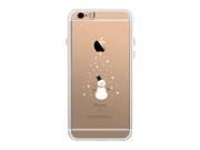 Snowing Snowman iPhone 6 6S Plus Phone Case Clear Phonecase