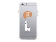 Not My Probllama iPhone 6 6S Plus Phone Case Clear Phonecase