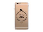 Yes To New Adventures iPhone 6 6S Phone Case Cute Clear Phonecase