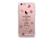 Diamond For Breakfast iPhone 6 6S Plus Phone Case Clear Phonecase