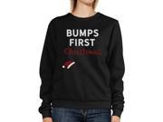 Bumps First Christmas Sweatshirt Christmas Gift For Pregnant Women