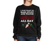 Baking And Christmas Movies Holiday Sweater Cute X mas Gift Ideas