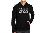 Sundays Are For Cuddling Hoodie Cute Graphic Hooded Sweatshirt