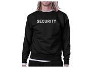 Security Black Sweatshirt Work Out Pullover Fleece Sweatshirts