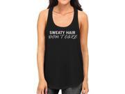 Sweat Hair Don t Care Tank Top Cute Work Out Sleeveless Shirt