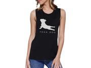 Yoga Dog Muscle Tee Yoga Work Out Tank Top Gifts For Dog Lovers