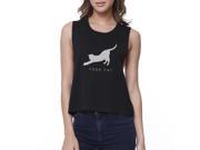 Yoga Cat Crop Top Yoga Work Out Tank Top Cute Gift For Cat Lady
