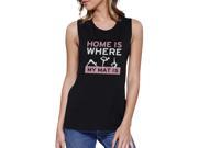 Home Is Where My Mat Is Muscle Tee Work Out Tanks Cute Yoga T shirt