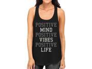 Positive Mind Vibes Life Tank Top Work Out Sleeveless Shirt