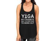 Yoga Pretend To Work Out Tank Top Cute Yoga Work Out Tank Top